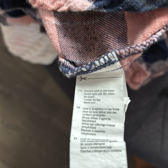 Streetwear Society Pink and Black Plaid Blouse - Picture 7 of 11